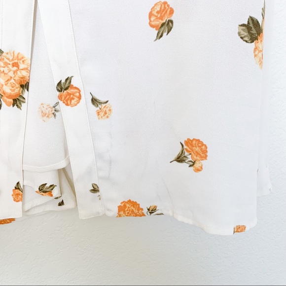 Reformation Frankfort Floral Button Front Midi Dress Size 6 - Picture 10 of 11